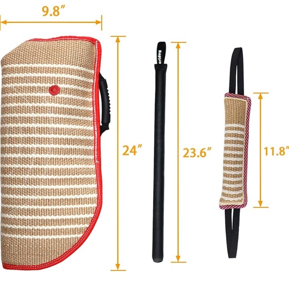 DGSL 3Pc Professional Dog Bite Training Set - Picture 2 of 4